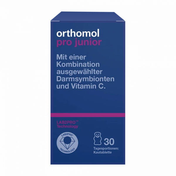 Orthomol Pro Junior (жувальні ведмедики - полуниця)