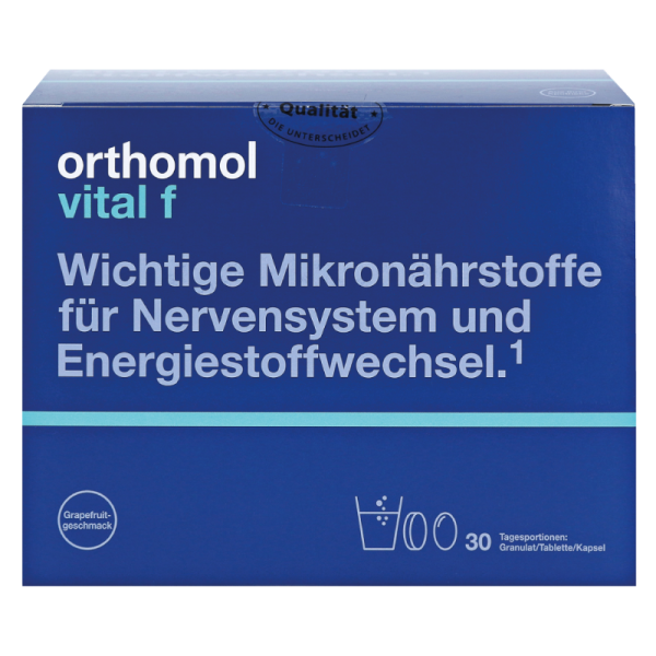 Orthomol Vital F (гранули грейпфрут + таблетки + капсули)