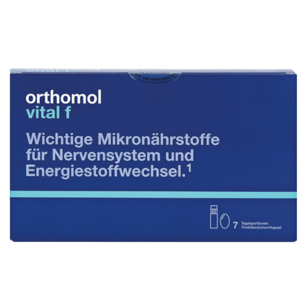 Orthomol Vital F (питні пляшечки + капсули)
