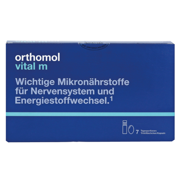 Orthomol Vital M (питні пляшечки + капсули)