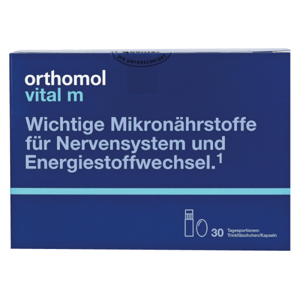 Orthomol Vital M (питні пляшечки + капсули)